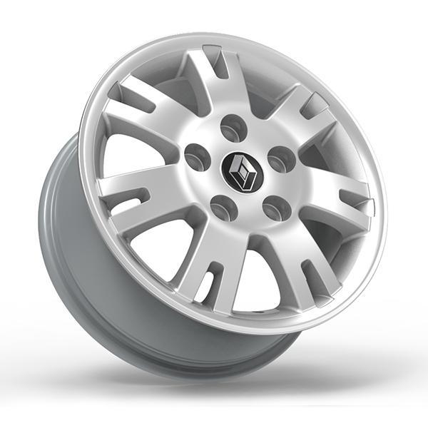 Miniatura Roda Europa Master Aro 16 Tala 7 5X130 Et66 Prata Brilhante