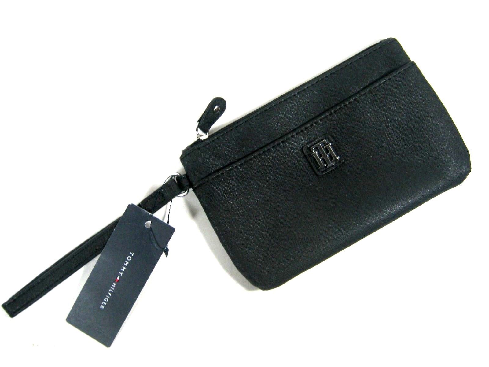 Miniatura Bolsa Tommy Hilfiger Original Carteira Alça De Mão Preta