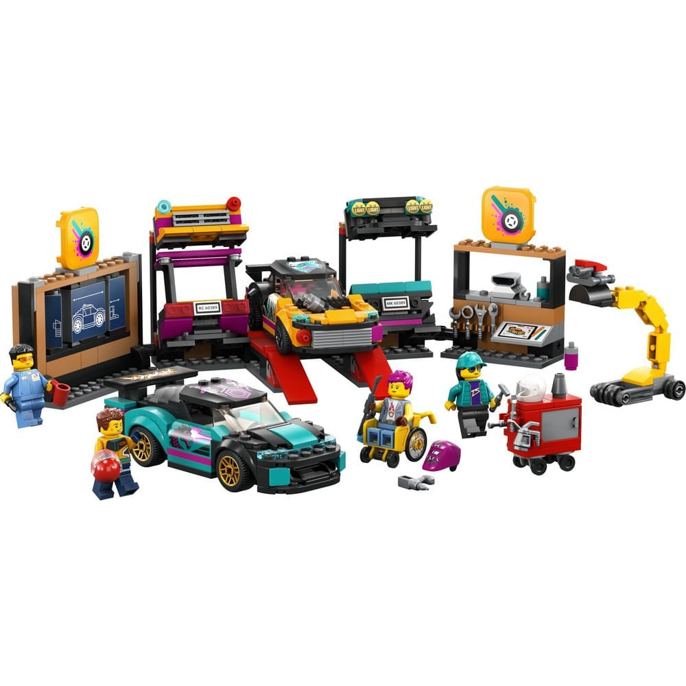 Miniatura LEGO City - Garagem personalizada