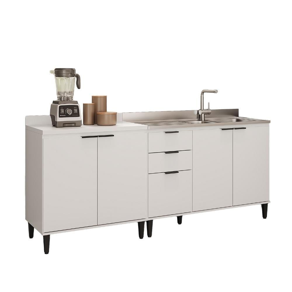 Miniatura Conjunto Balcões Miami Mood Carraro Branco