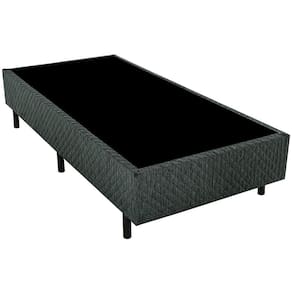 Miniatura Cama Box de Solteiro Biflex Turquia com Molas Ensacadas e Pillow Inn 69x88x188cm - Branco/Grafite