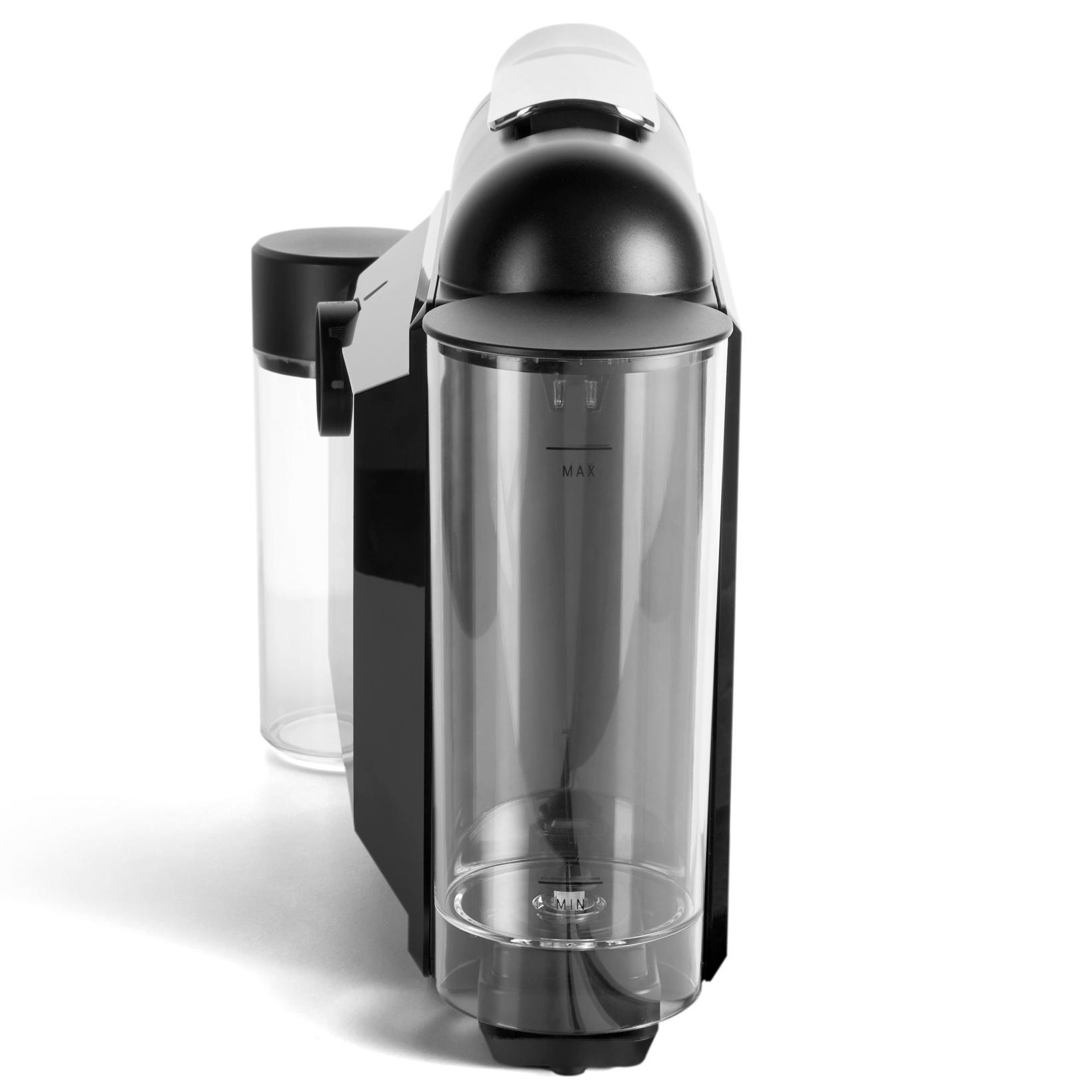 Cafeteira Espresso Cappuccino Mini Mikqool Preta, 127V Delta