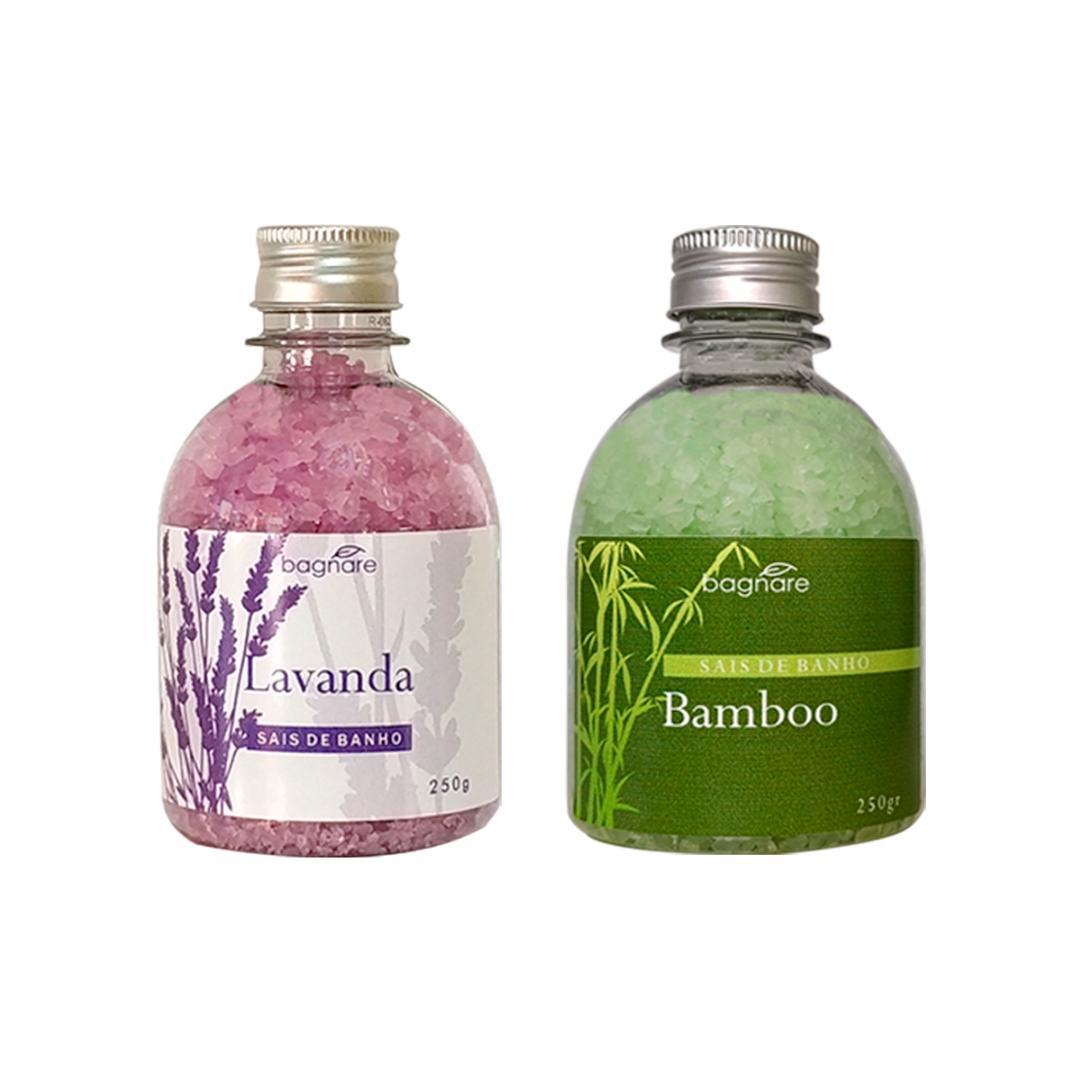 Miniatura Sais De Banho Relaxante Espumante Lavanda Bamboo Escalda Pés