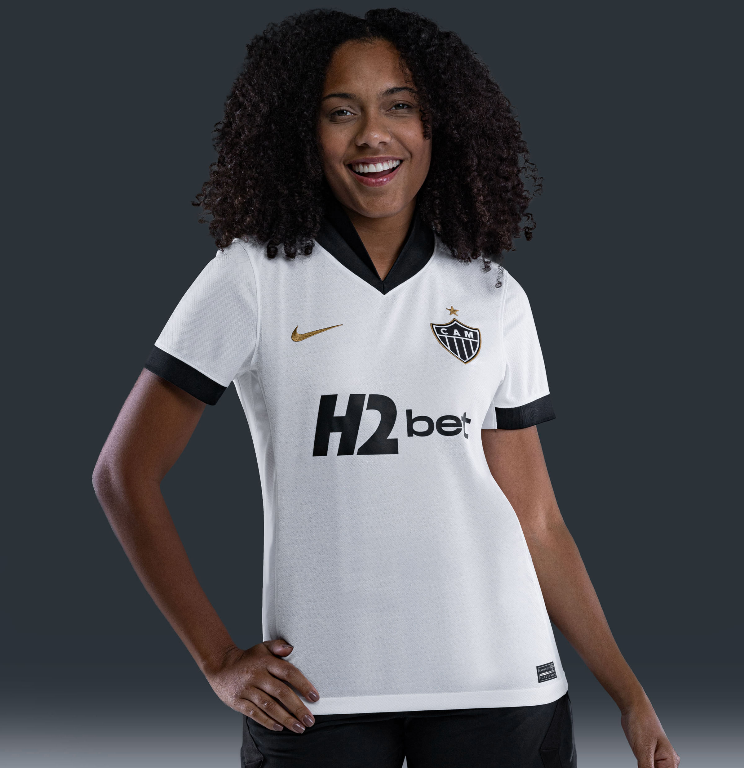 Miniatura Camisa Feminina Atlético Mineiro Nike II 2026 Torcedor G