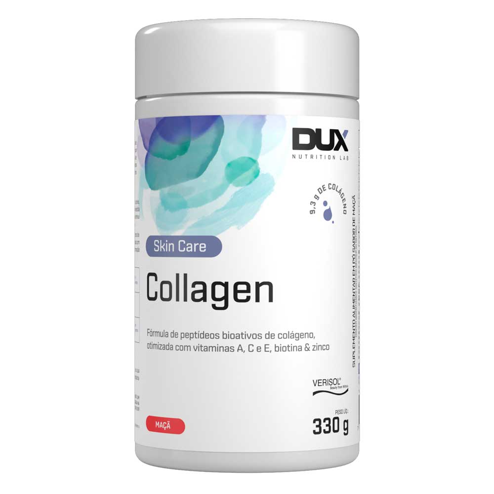 Miniatura Collagen Dux Nutrition Lab Skin Care Sabor Maçã 330g