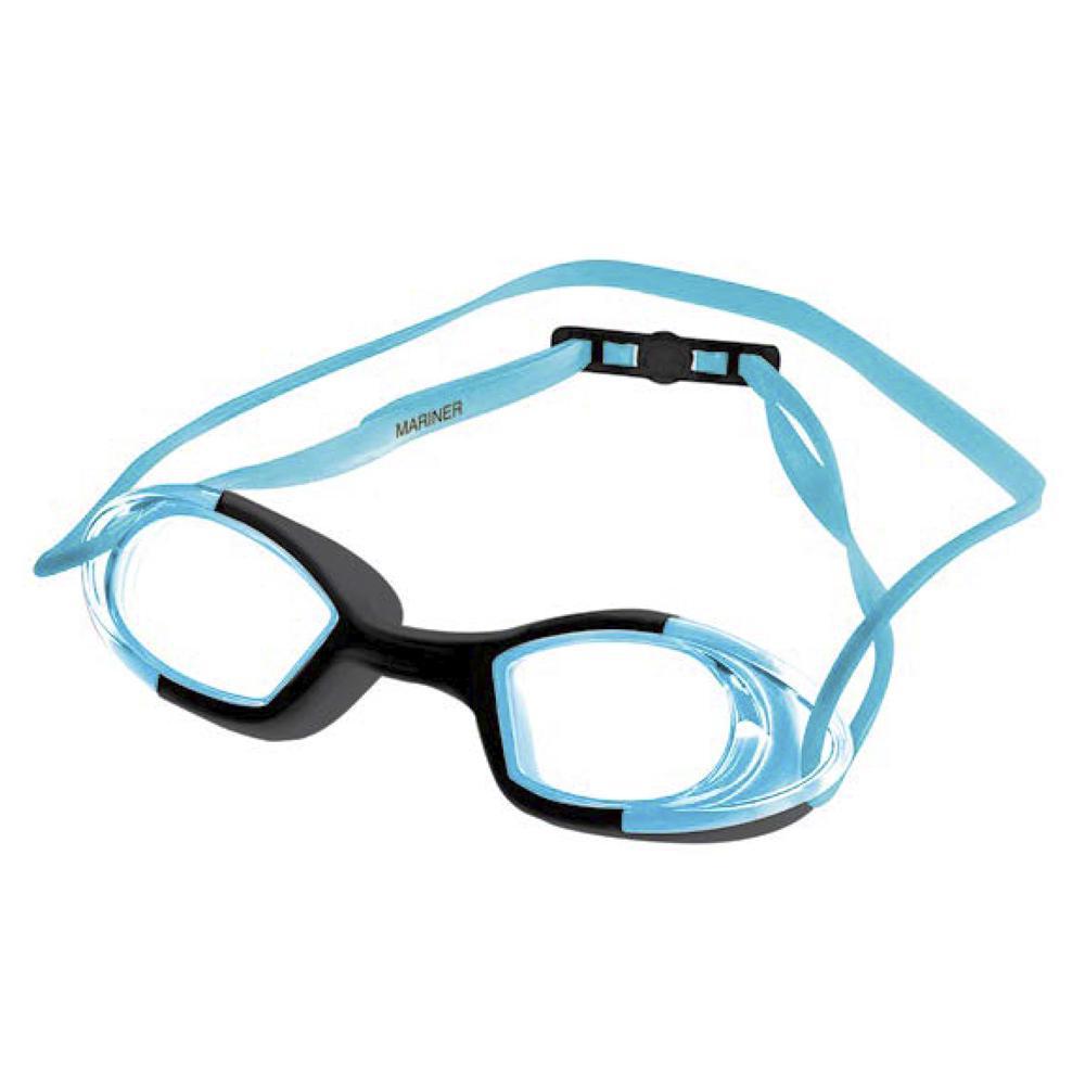 Miniatura Óculos Natação Speedo Mariner / Preto-Acqua Blue