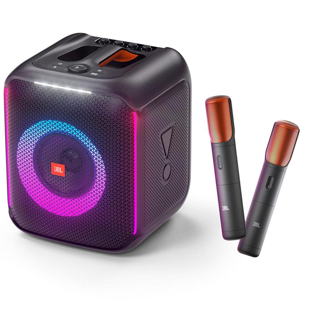 Miniatura Caixa de Som JBL Bluetooth PartyBox Encore, com Design à Prova de Respingos, 100W Bivolt