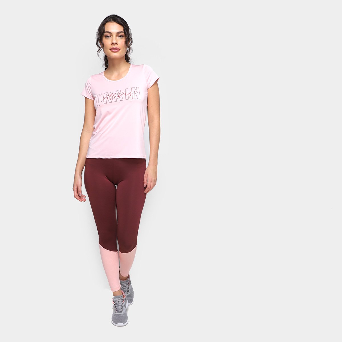 Miniatura Calça Legging Gonew Mountains Feminina Roxo - G2