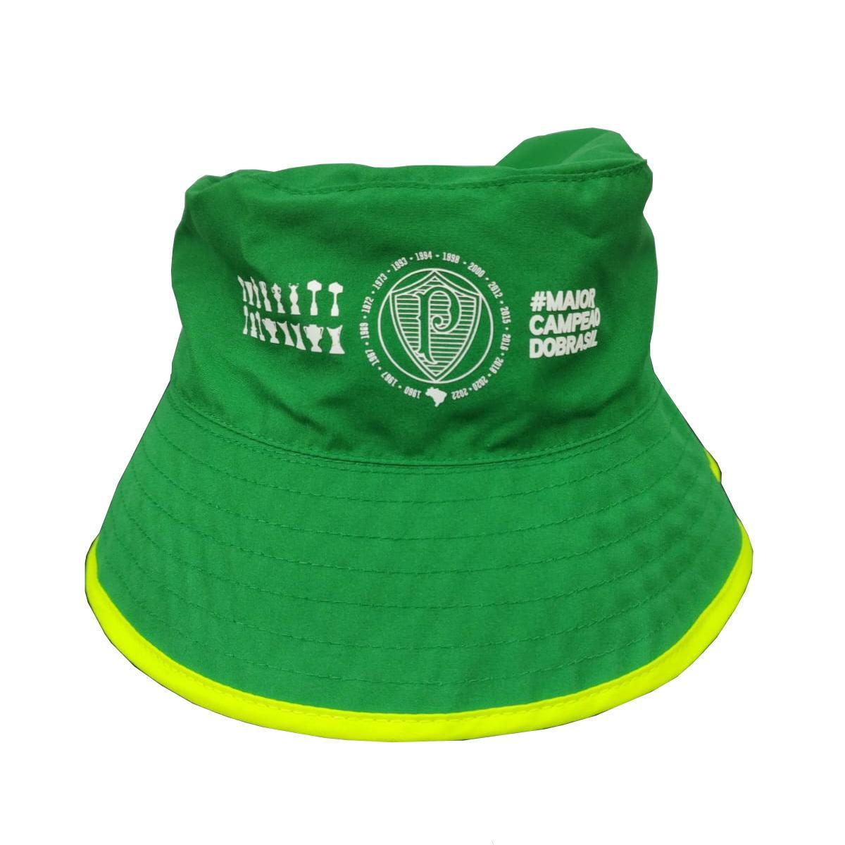 Miniatura Chapéu Palmeiras Bucket Verde Dupla Face - Licenciado