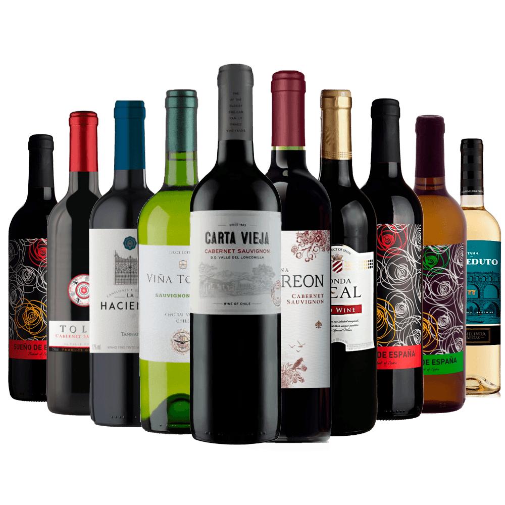 Kit 10 Vinhos Mais Vendidos