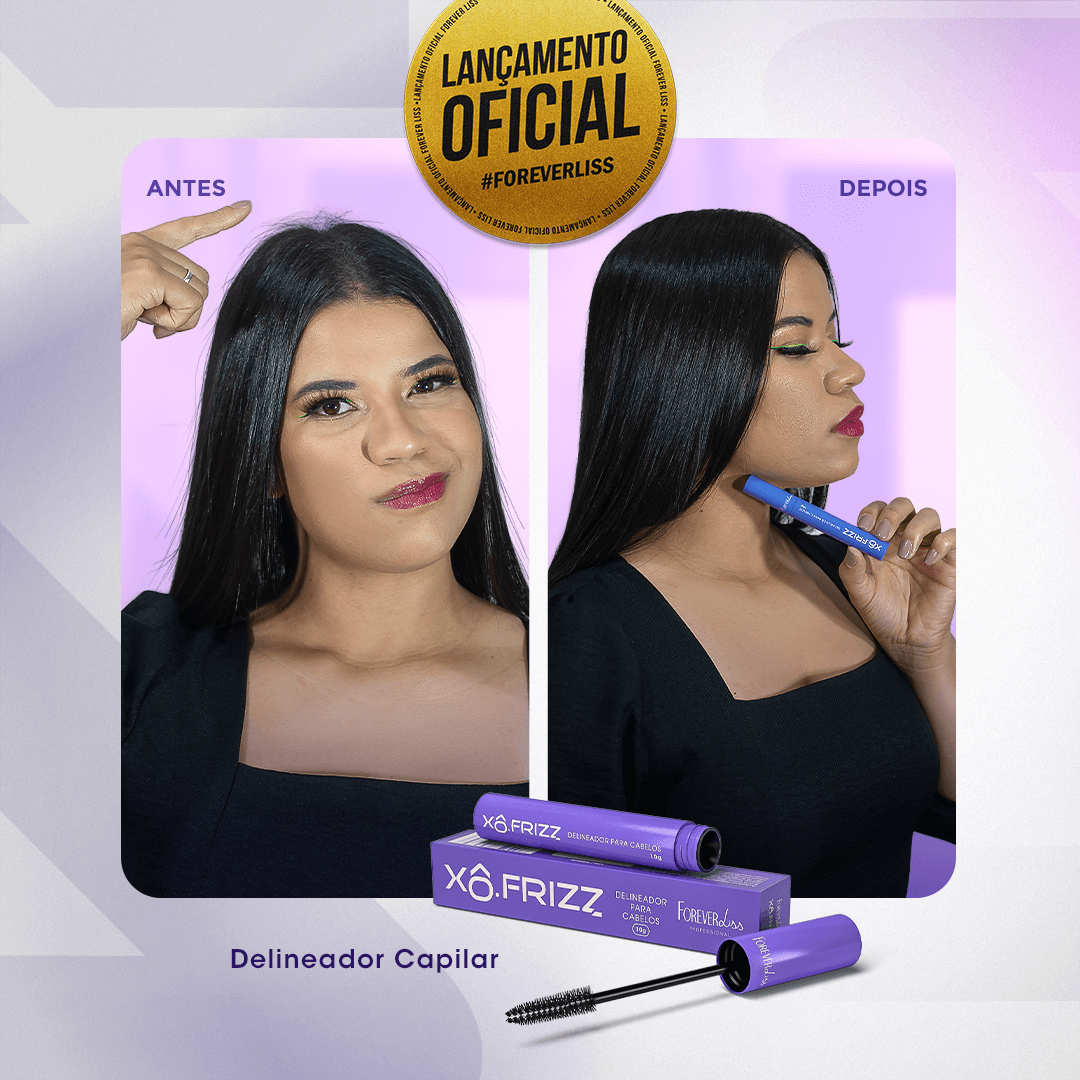 Miniatura Kit de Ampola Xô Frizz e Desmaia Cabelo 2.0 Forever Liss UNISEX - 2 - 30ml