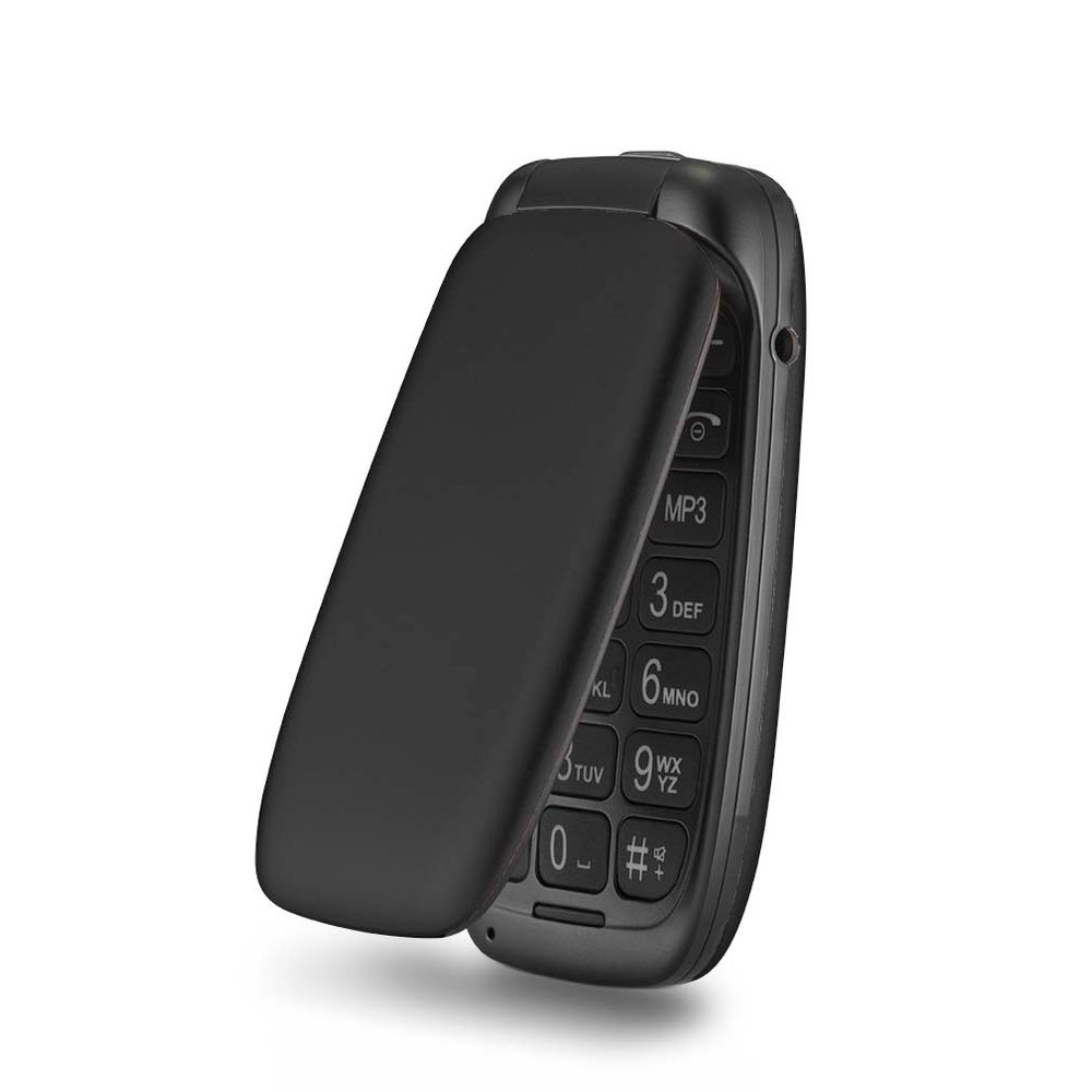 Miniatura Celular Flip Up Dual Chip MP3 P9022 Preto Multilaser