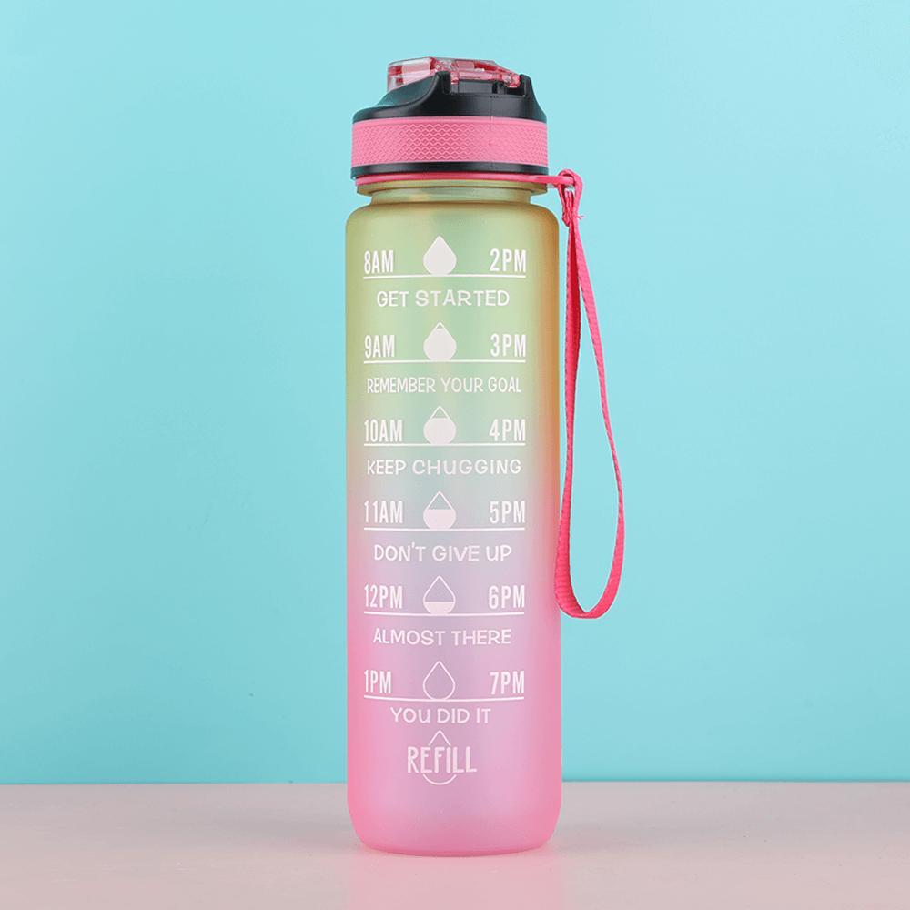 Miniatura Garrafa Squeeze Água Academia 1L Fitness Tie Dye
