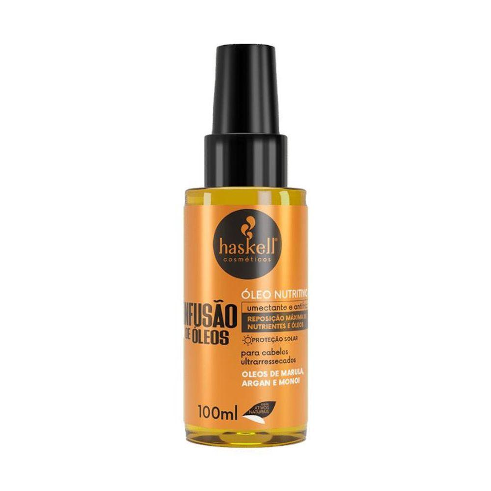 Miniatura Kit Nutrição E Brilho Infusão De óleos Haskell 300ml