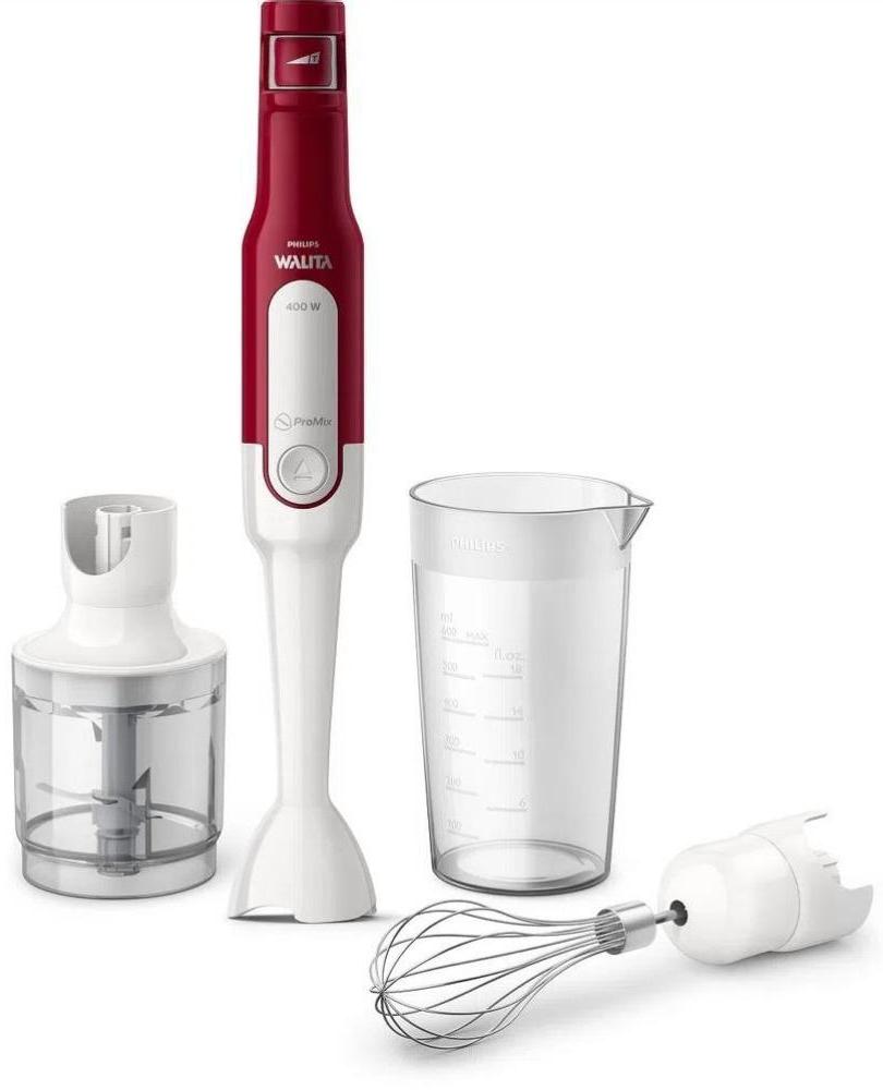 Miniatura Mixer Philips Walita Pro Mix Deep Red Ri2622 - 400W - 110V