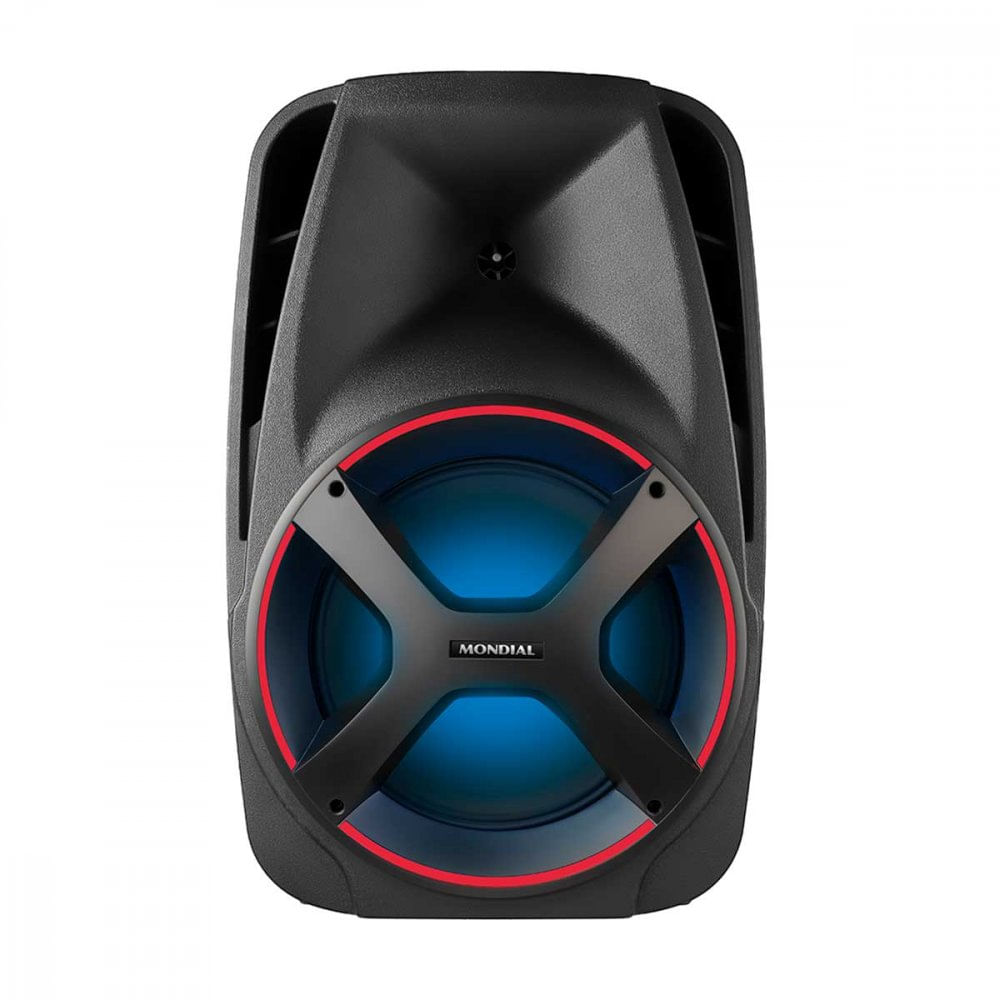 Miniatura Caixa De Som Amplificada Cm550 Bluetooth Entradas Usb Rádio Fm Mondial Preto - Bivolt