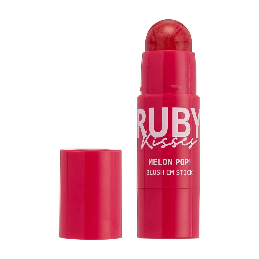 Miniatura Blush em Stick Ruby Kisses Melon Pop Flamingo