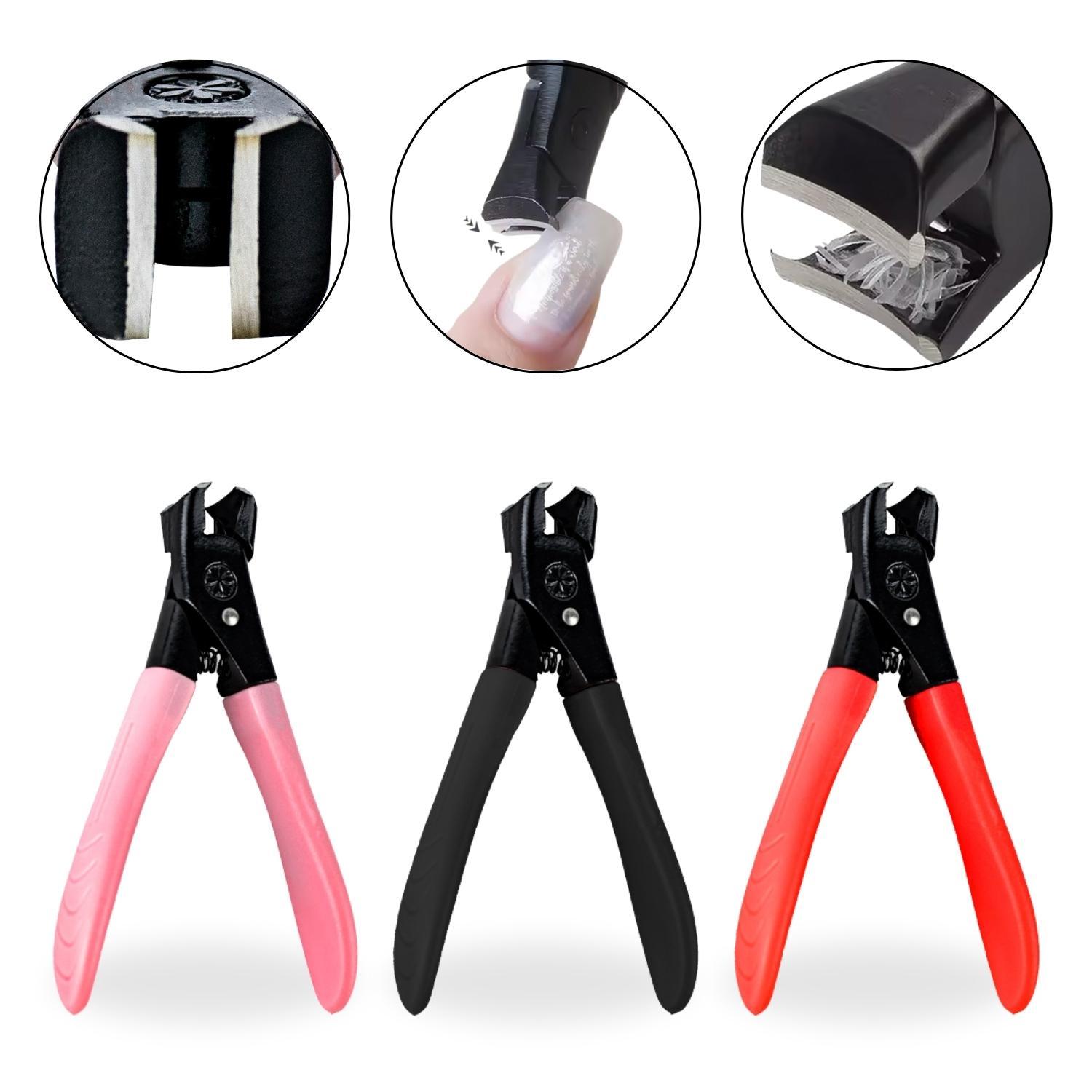 Miniatura Kit 3 Cortadores Unha Afiado Coletor Automático Manicure