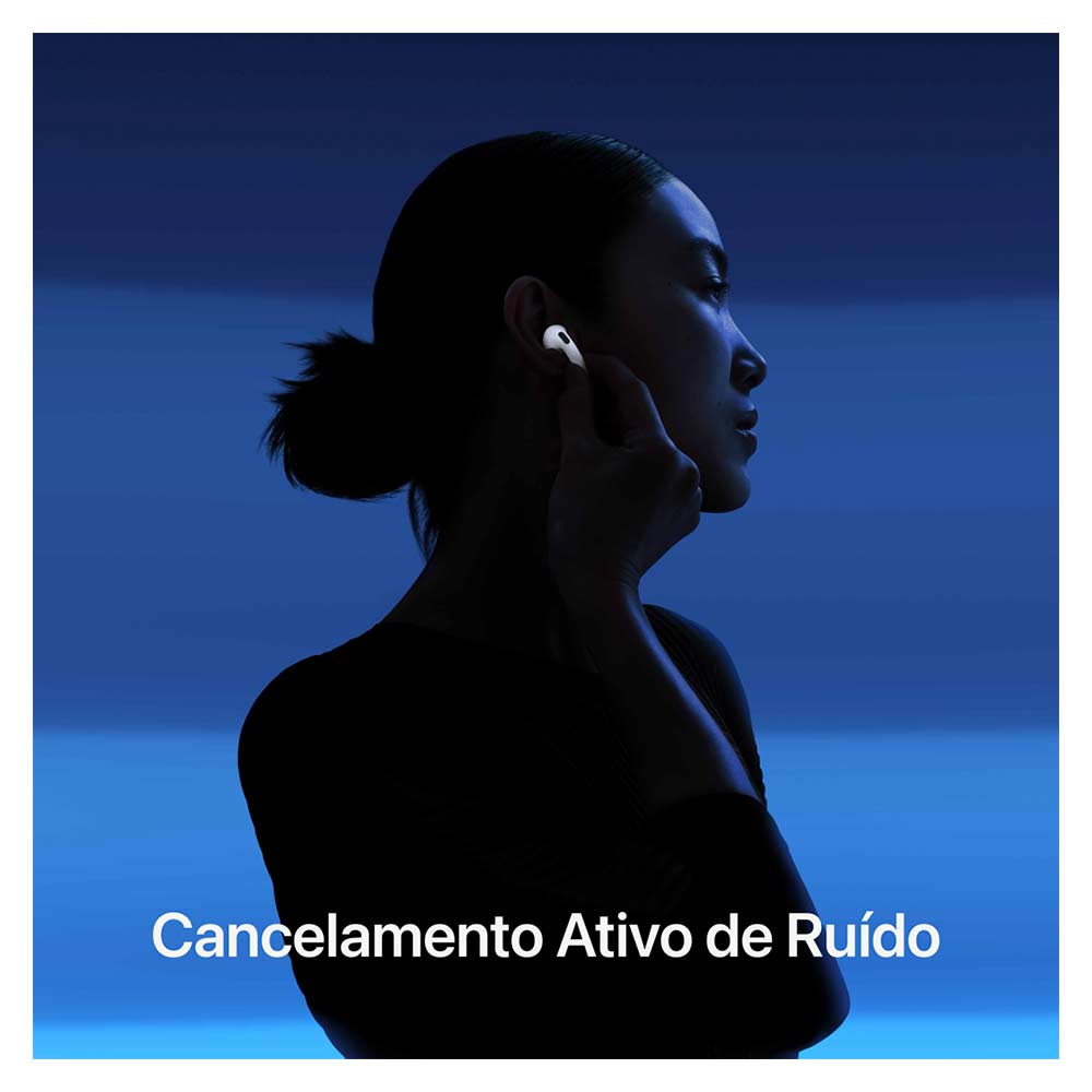 Miniatura Apple AirPods (4ª Geração) com Cancelamento Ativo de Ruído Bivolt