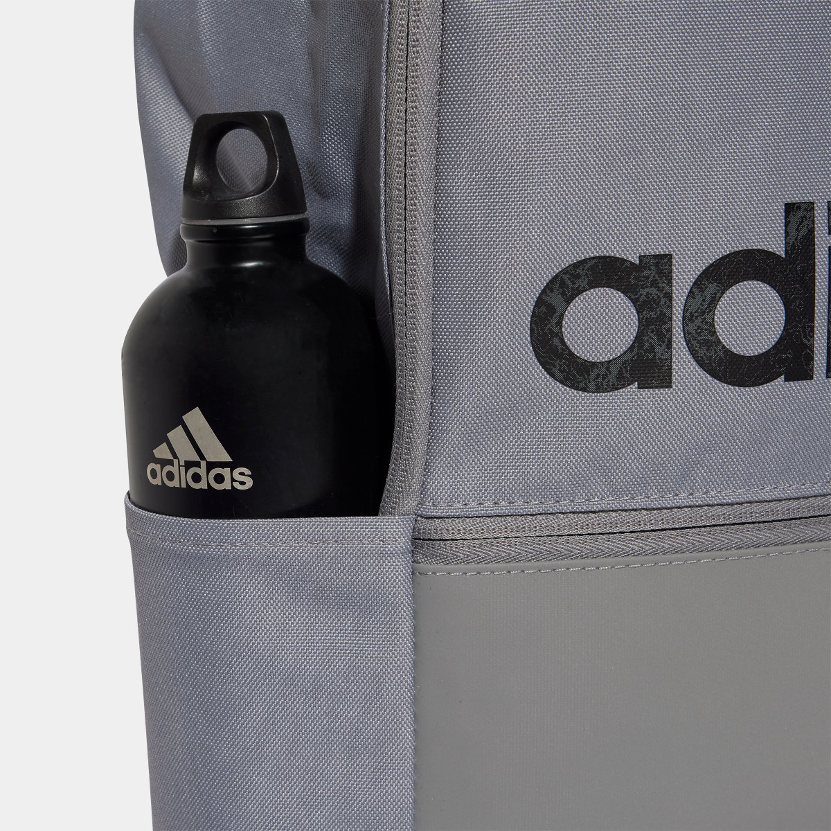 Miniatura Mochila Adidas Clássica Logo Linear 22.75L Cinza