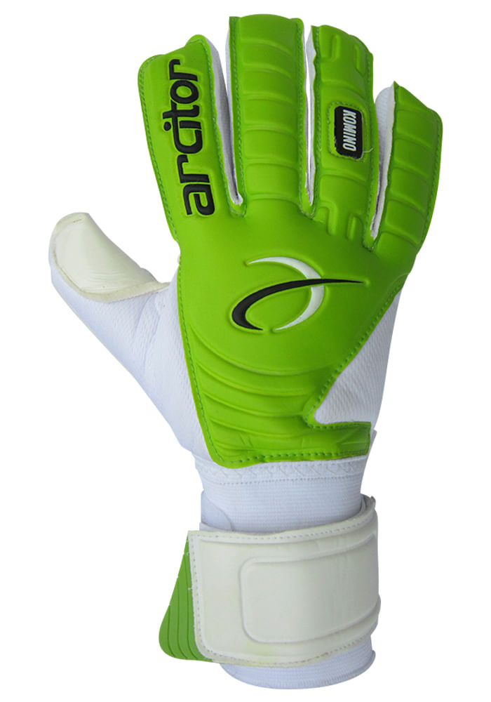 Miniatura Luvas de Goleiro Arcitor Komino Negative SCF Verde tam 11