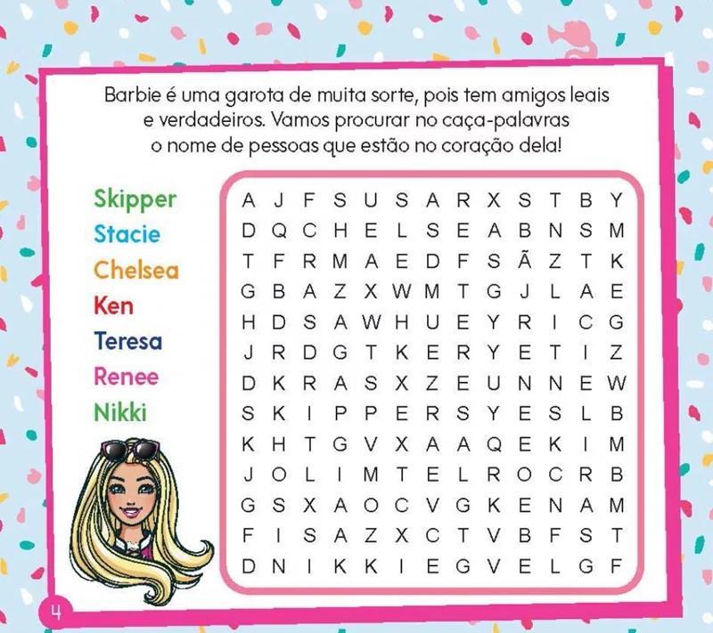 Miniatura Diversão Colorida - Barbie