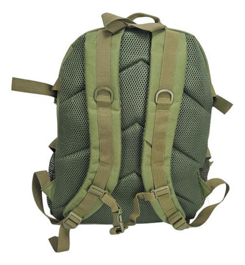 Miniatura Bolsa Mochila Resistente Trava No Peito Cor Verde 40L Viajem