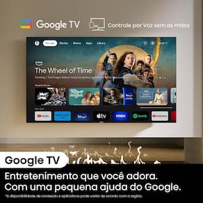 Smart TV 65" UHD 4K Mini LED Hisense 65U6N Google TV, Processador com AI, HDR10+, Dolby Atmos, Sports Mode, Game Mode Plus e Compatível com Alexa