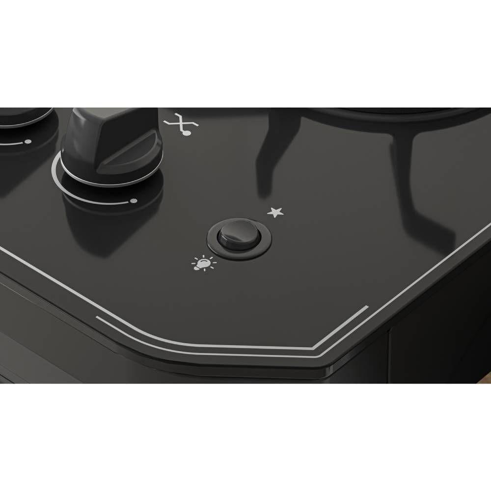 Fogao Itatiaia Itamaster 5 Bocas Preto Tripla Chama Mesa De Vidro Bivolt (3700000331)