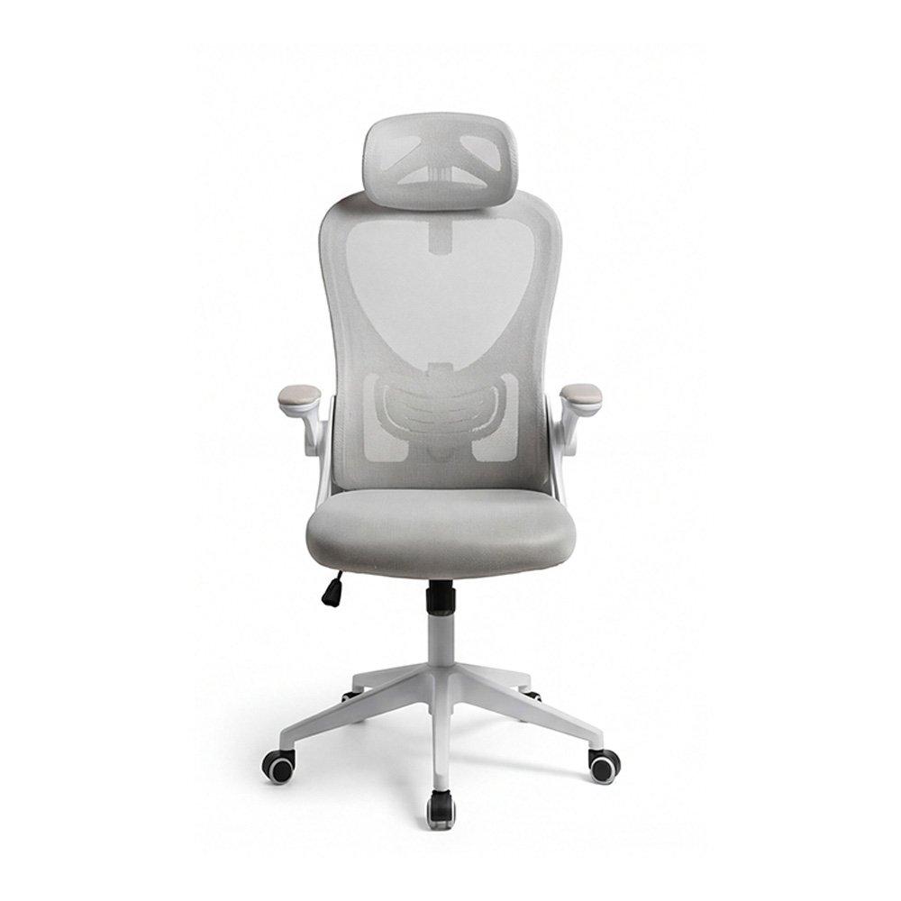 Cadeira de Escritório Husky Apta, Braço Retrátil, Até 120kg, Mesh Cinza, Reclínio 120º, Butterfly, Ajuste de Altura, Cinza - HCO700CZ