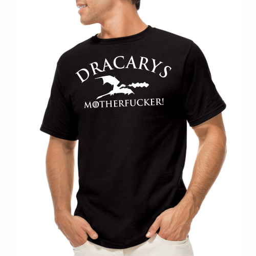 Miniatura Camiseta Masculina Dracaris Game of Thrones Algodão Cas