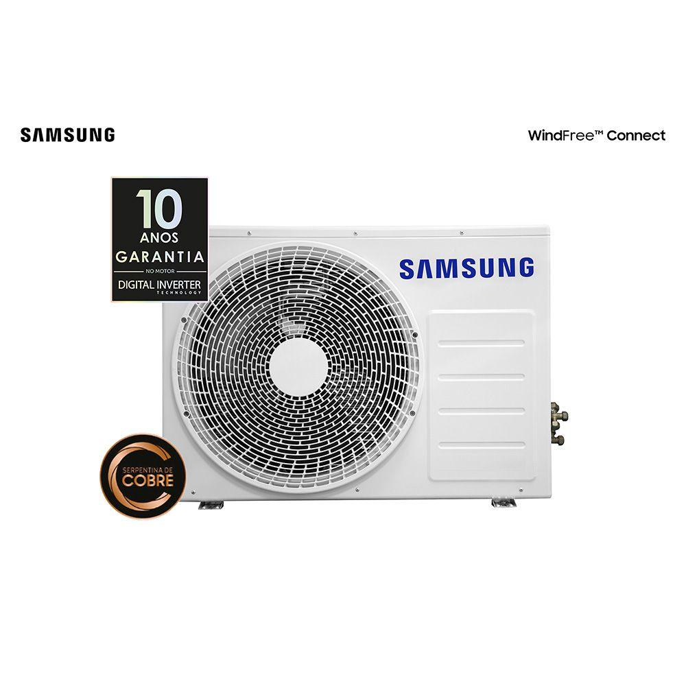 Ar Condicionado Split Inverter Samsung WindFree Connect 22000 BTUs Frio 220V AR24BVFAAWKXAZ 220v