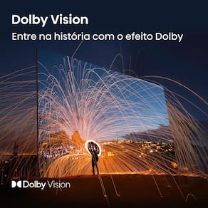 Smart TV 58” Hisense 58A6NV DLED 4K UHD HDR10+ Dolby Vision Controle por Voz Alexa AirPlay