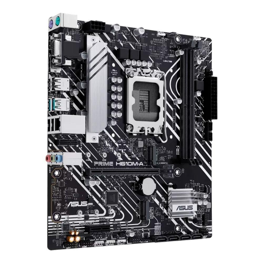 Miniatura Placa-Mãe ASUS Prime H610M-A, Intel, M-ATX, DDR5, Preto - 90MB1G20-M0EAY0