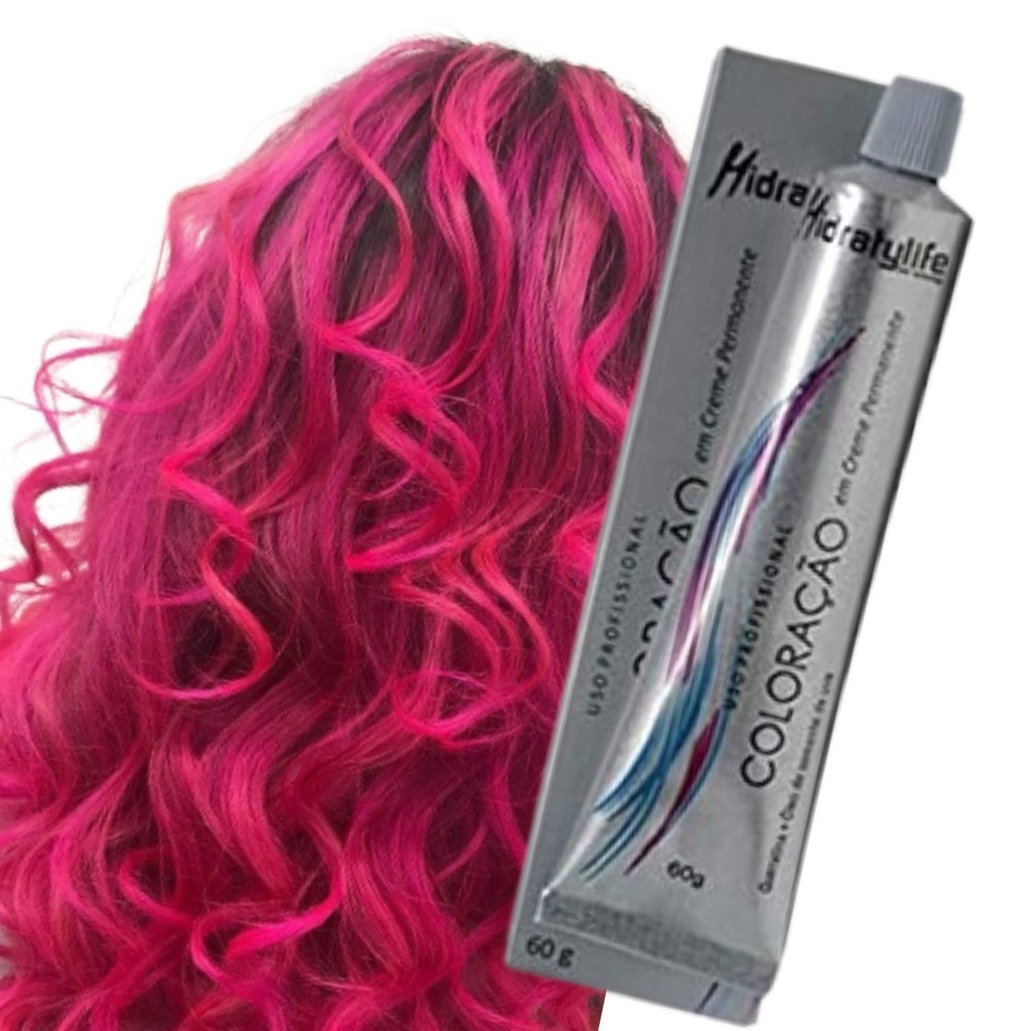 Miniatura Tinta De Cabela Pink Rosa - Ganhe A Oxigenada De