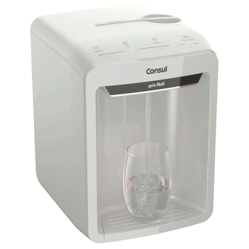 Miniatura Purificador de Água Elétrico Consul CPB33ABVNA Natural e Gelada Branco - Bivolt