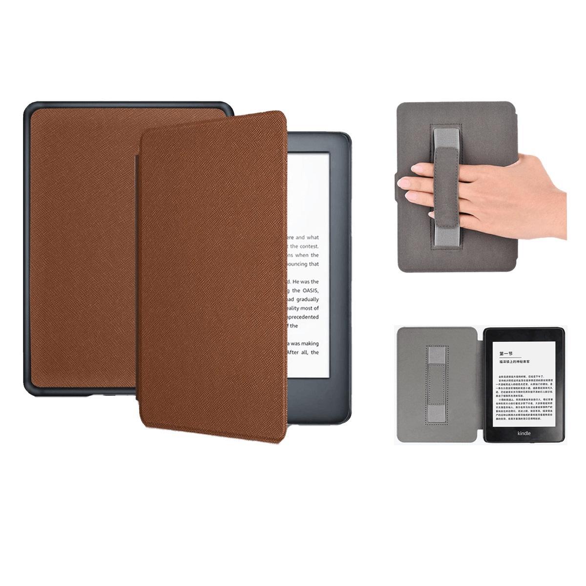 Miniatura Capinha Couro Sintético Com Alça Para Kindle Básico 11º 2022