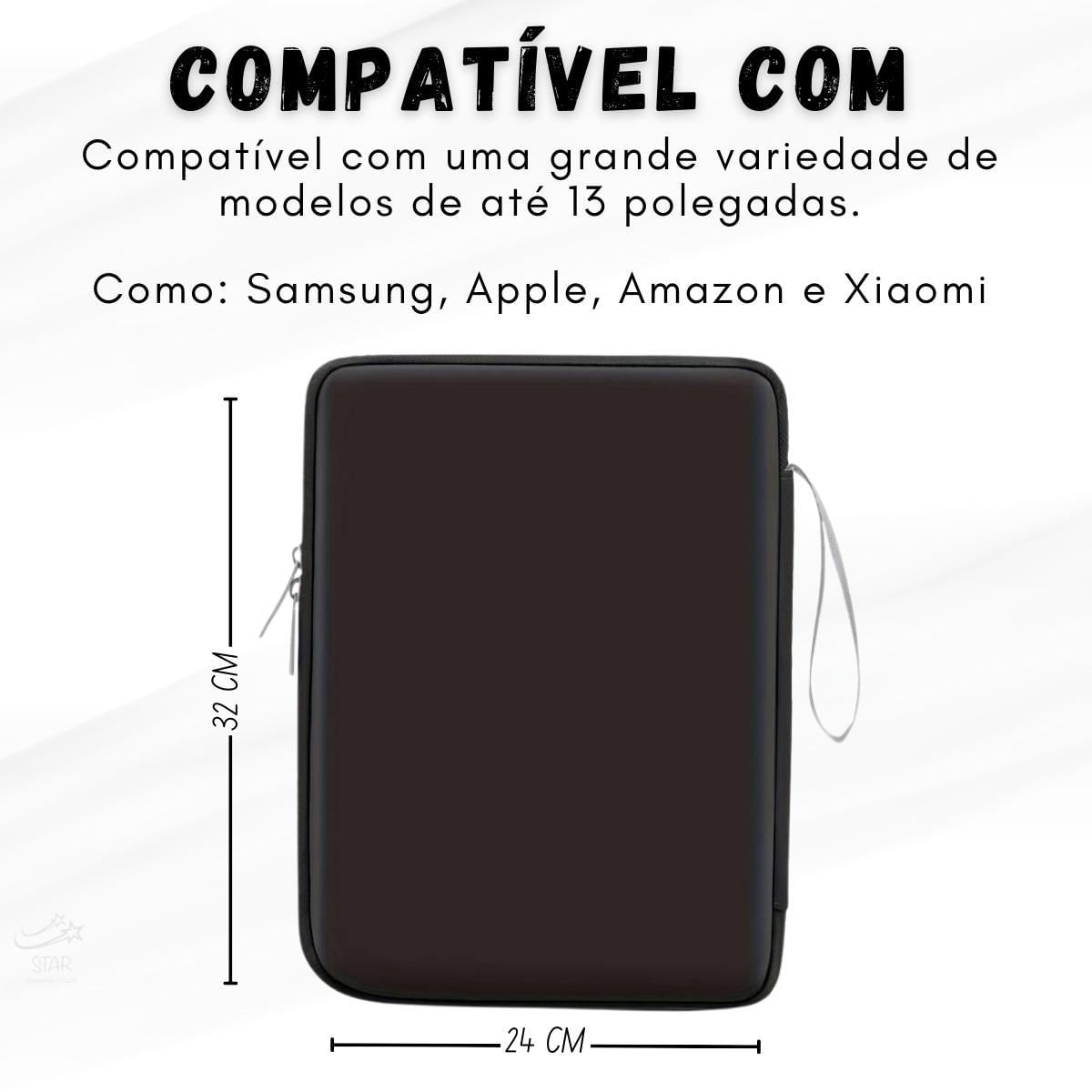 Miniatura Case Pasta Sleeve Transporte Para Xiaomi Redmi Pad Pro 12.1