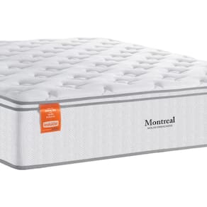 Cama Box Casal King Size MGA Itaflex Colchão Inducol Montreal, Box Bipartido e Molas Ensacadas Europillow