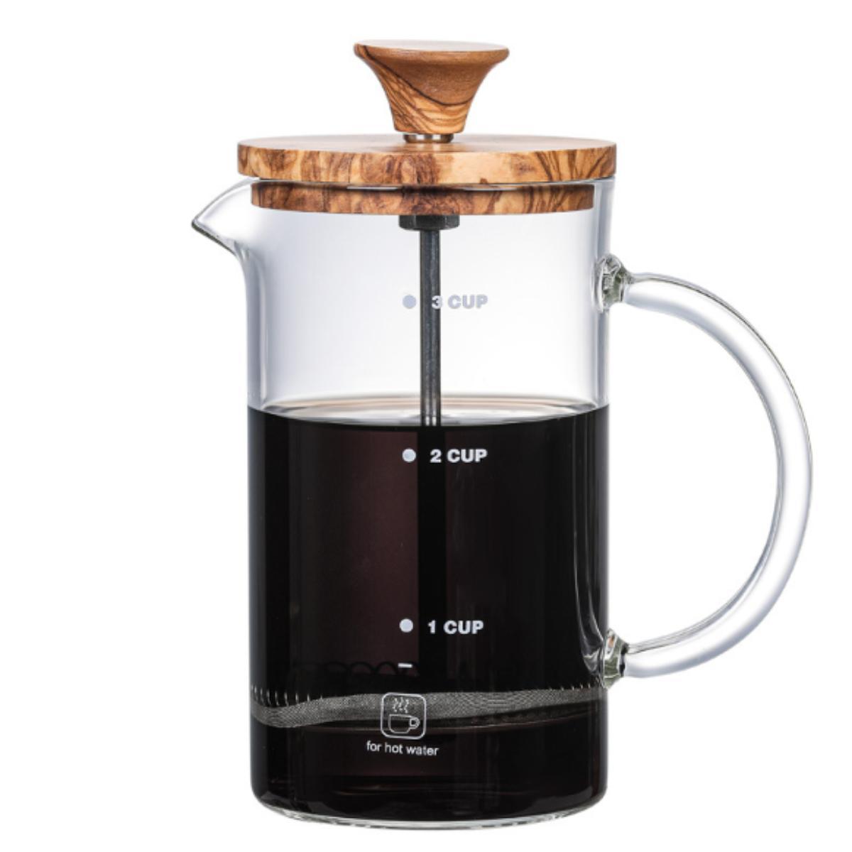 Miniatura Cafeteira Manual Prensa Francesa French Press 800ml