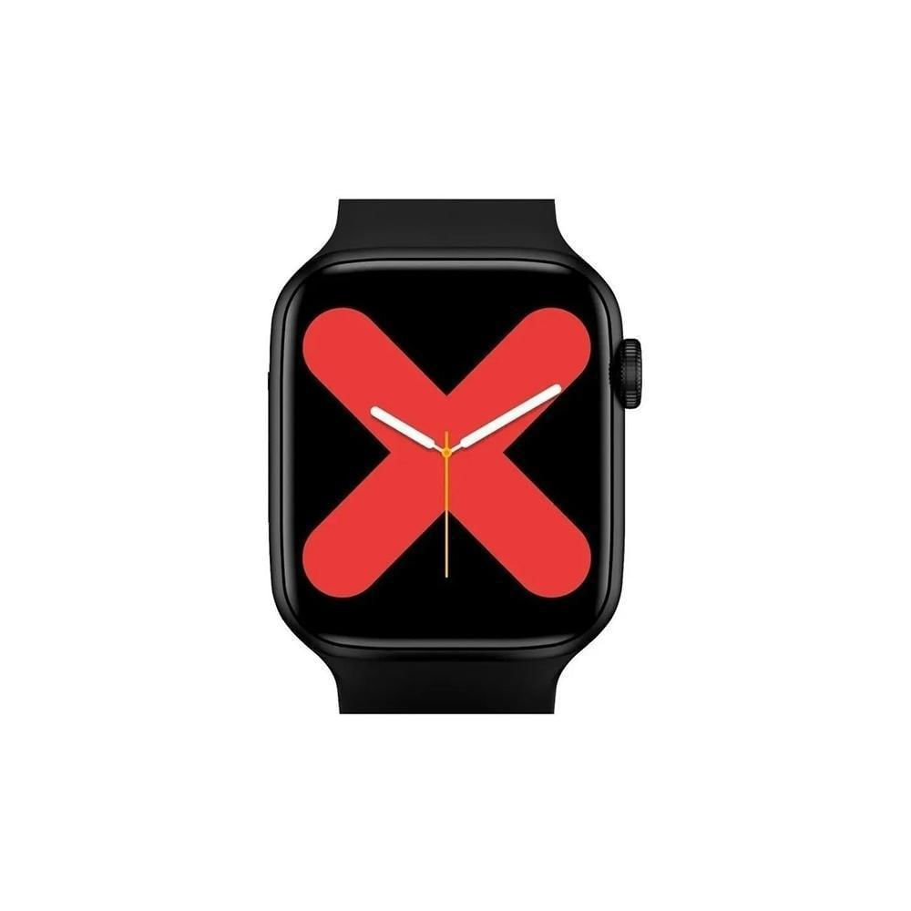 Miniatura Smartwatch Iwo 12 Lite Pro 44Mm (Atende E Faz Ligações) Preto - Hd ips - Smartwatch - Calculadora - Iwo - Silicone - 44mm - Lcd - 12 lite pro