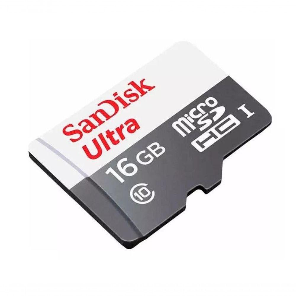 Miniatura Cartão Micro Sd 16gb Ultra Classe 10 Microsdxc Uhs-i 100mb/s
