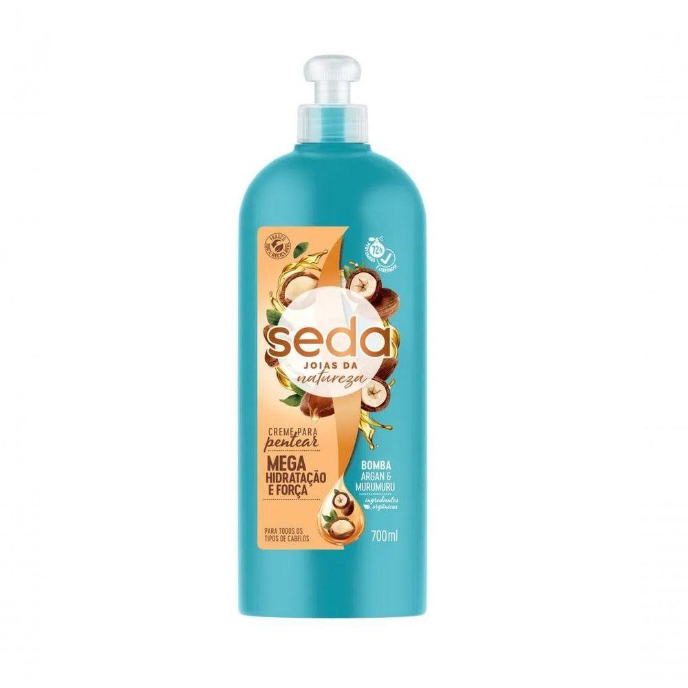 Miniatura Creme Pent Seda 700ml Bomba Argan
