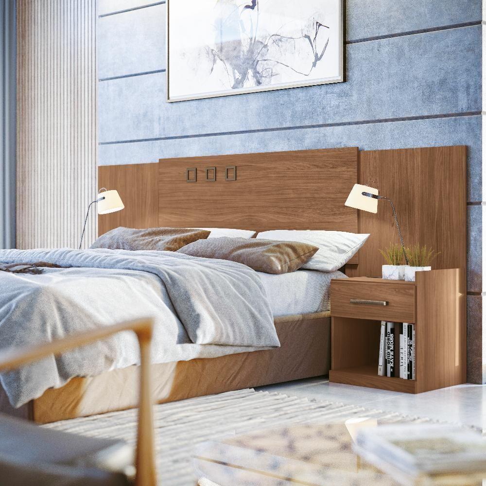 Miniatura Conjunto Quarto De Casal Completo Vancouver Jatobá