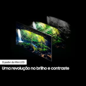 Miniatura Smart TV 65" Neo QLED 8K Samsung QN800C Mini LED, Painel 120hz, Processador com IA, Som em Movimento Plus, Tela sem limites, Ultrafina, Única Conexão