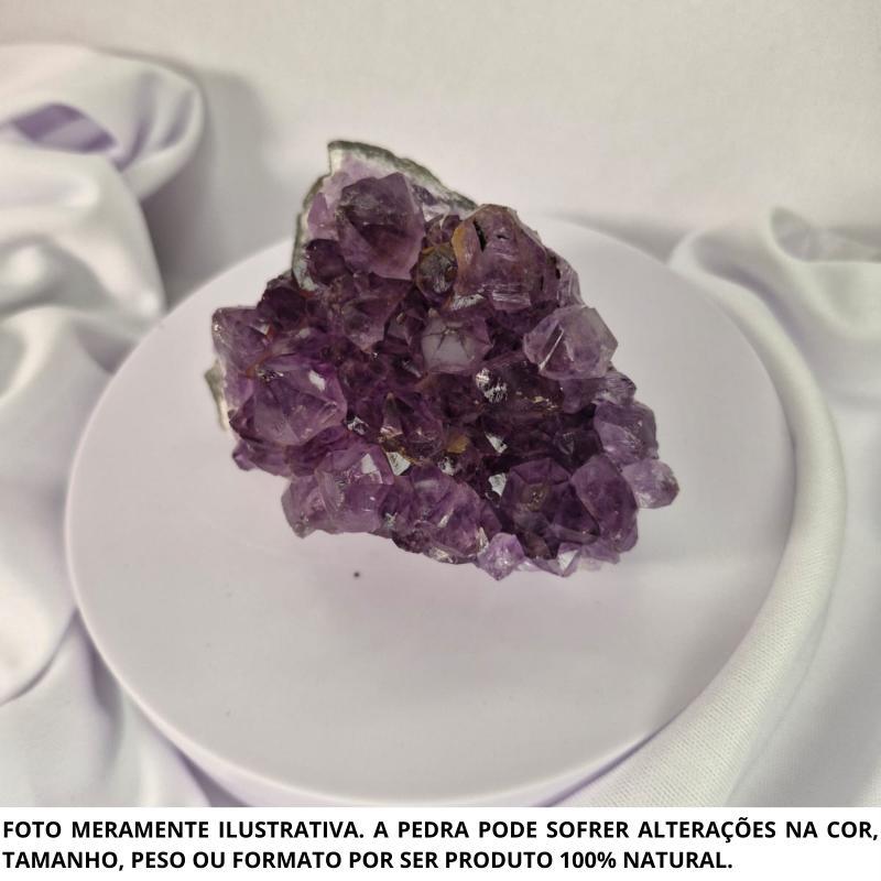 Miniatura Drusa Ametista Pedra Natural Bruta 150 A 300 Gramas Proteção