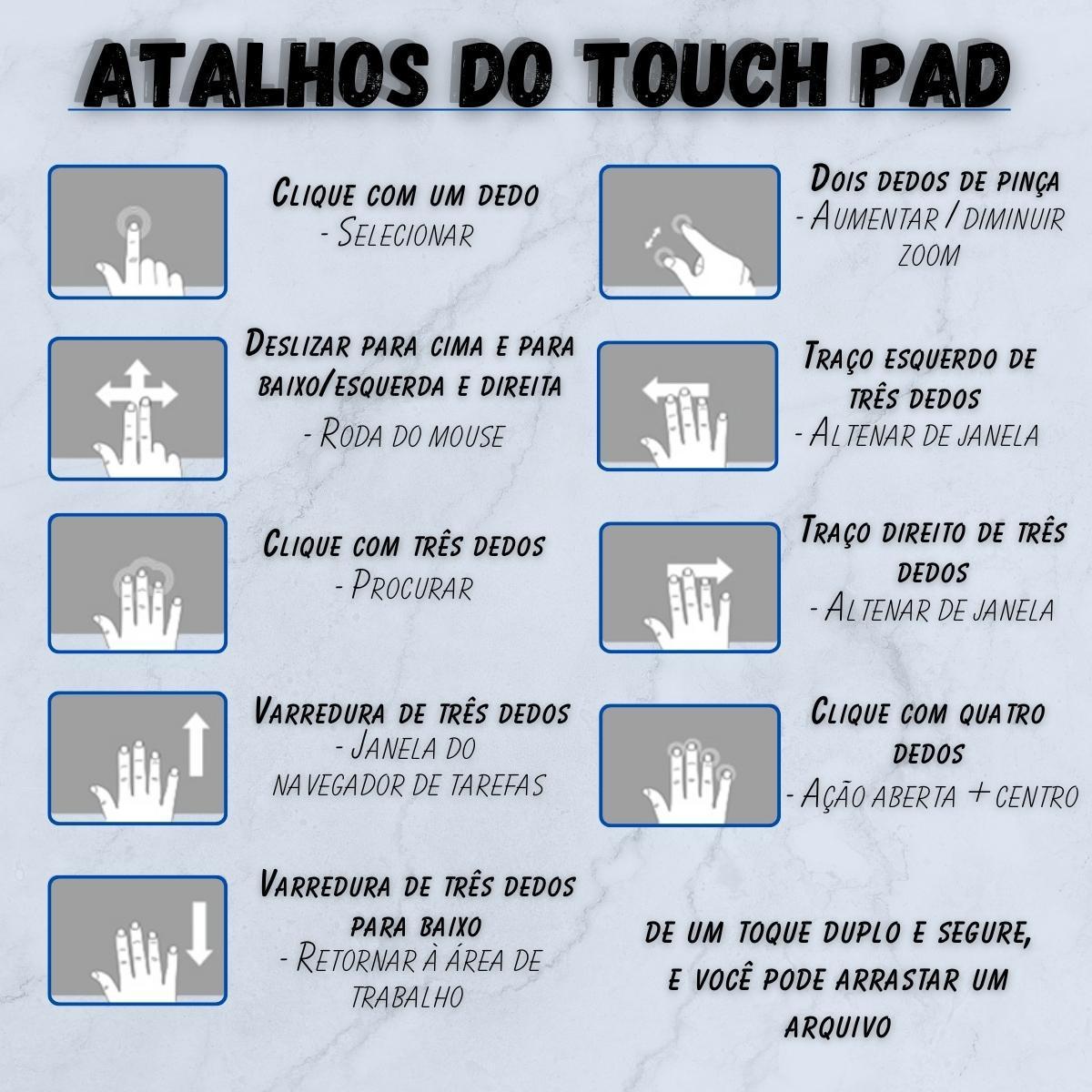 Miniatura Teclado Touchpad Sem Fio Dobrável Bluetooth Para Notebook Tv
