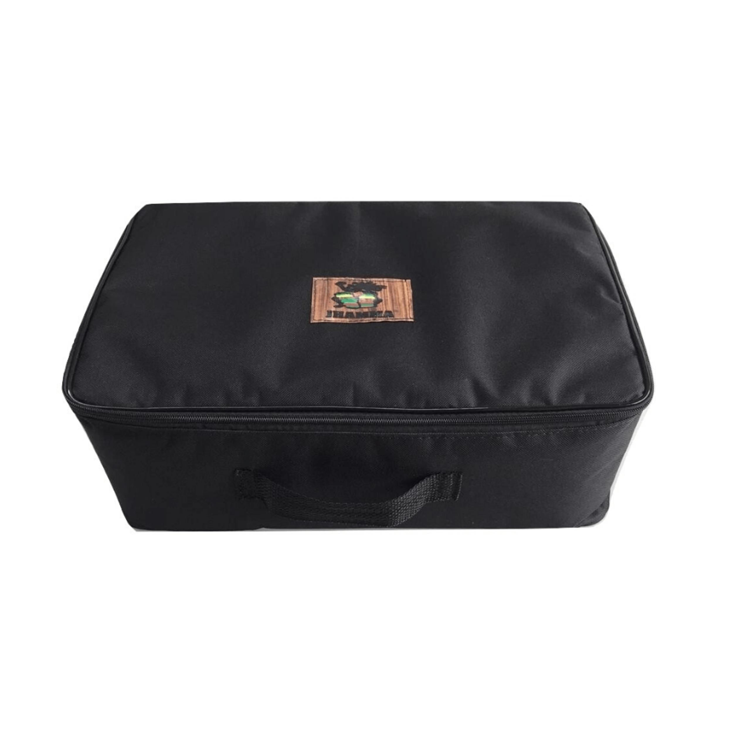 Miniatura Bongô Hexagonal + Bag De Transporte Jhamma Percussões Black