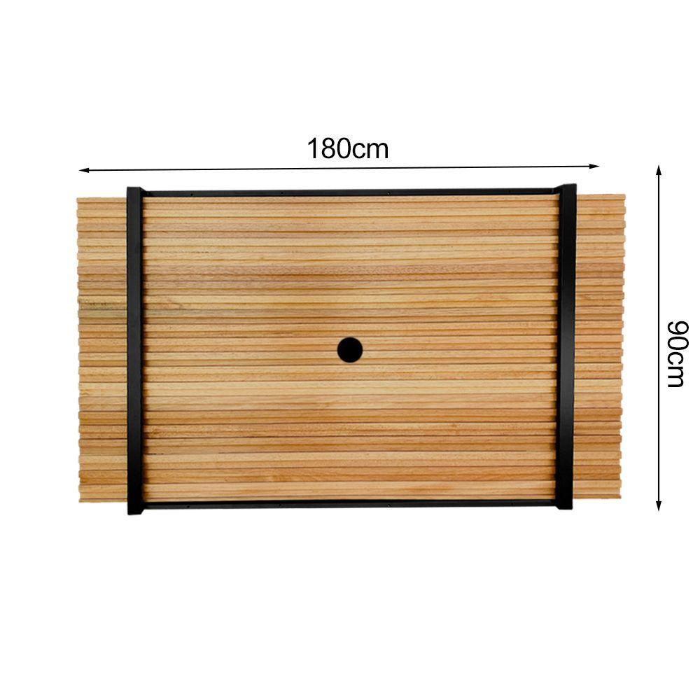 Miniatura Painel Para Tv Até 65 Polegadas Ripado Becca Estilo Industrial 180 X 90cm Marrom