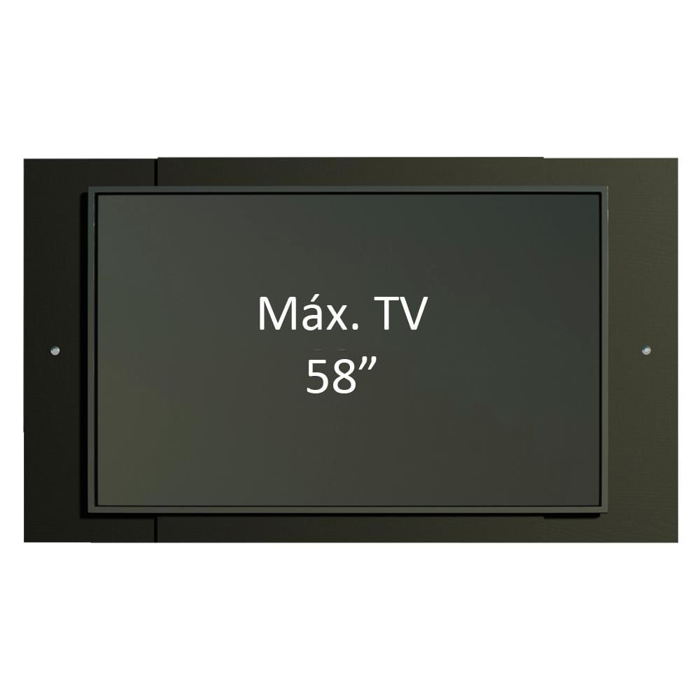 Painel para TV até 58 Polegadas Madesa - Preto Preto